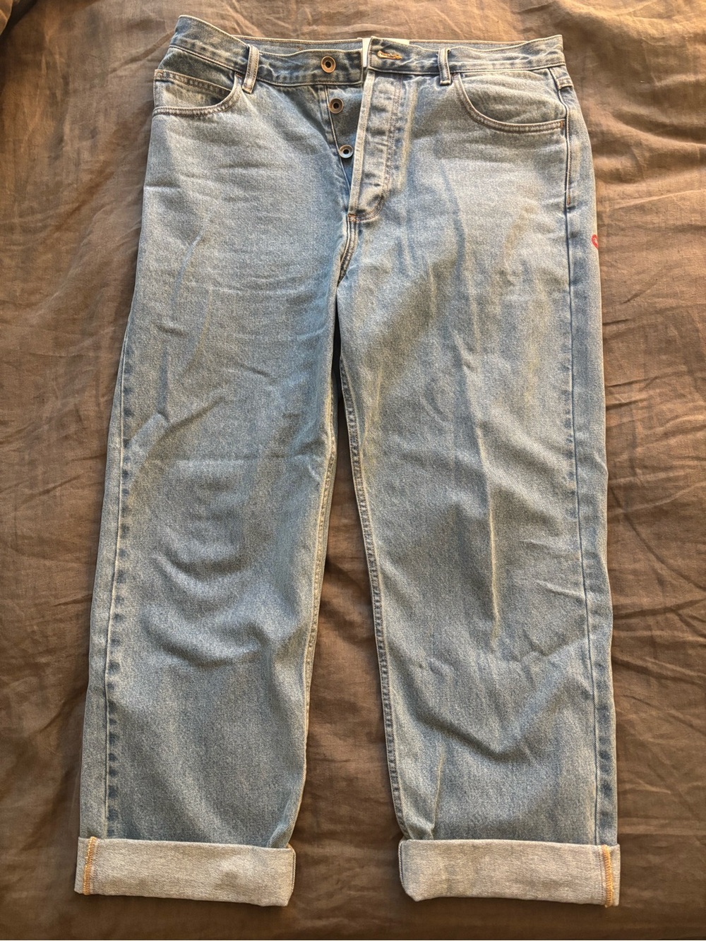 Imperfects. 329A Jean in Primo Denim in 67 Patina